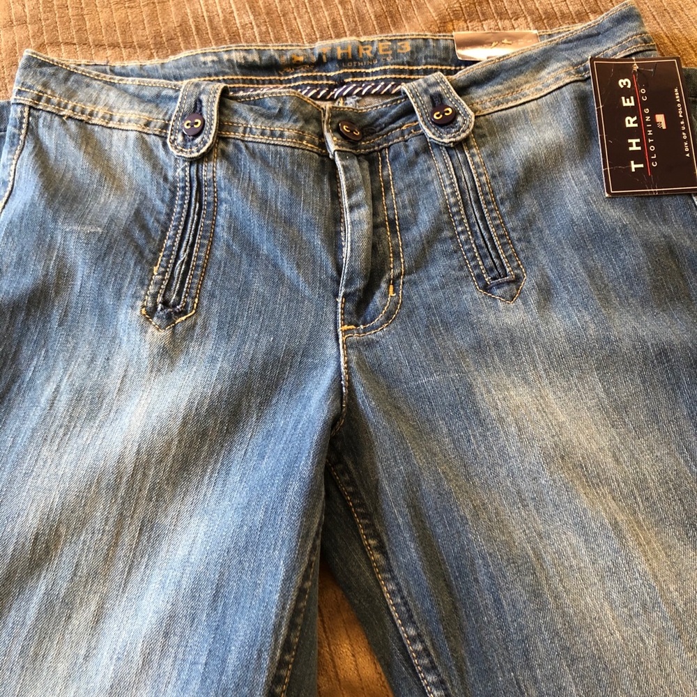 THRE3 FLARE JEANS SIZE 10 WOMEN’S - Picture 3 of 11